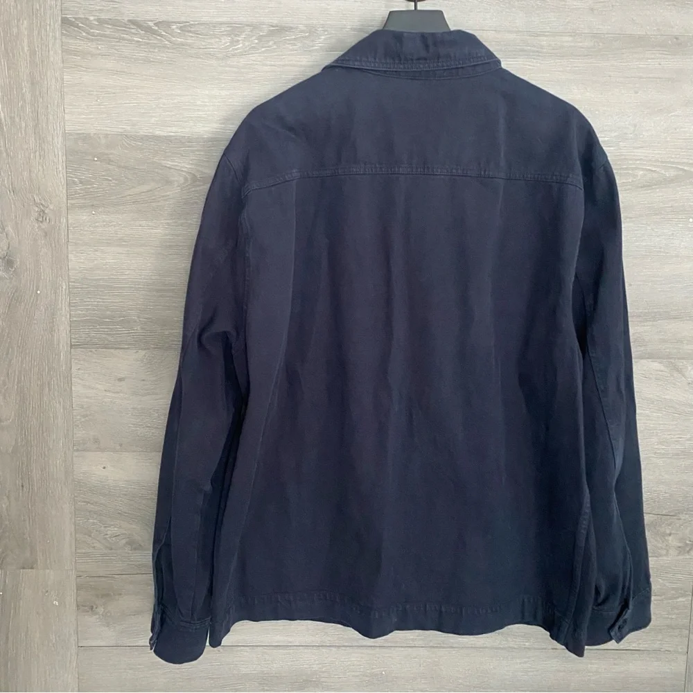 Alex Mill Garment Dyed Work Jacket Recycled Denim - Picture 6 of 9